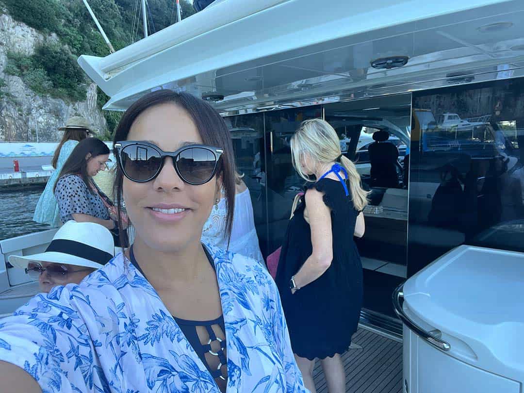 Yacht day around Capri Sheena Sumner